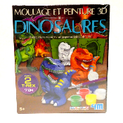 Kit de moulage 3D et peinture Dinosaures T-Rex 4M