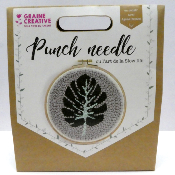 Punch Needle GRAINE CREATIVE "Feuille monstera"