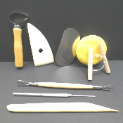 set d'outils de modelage et poterie
