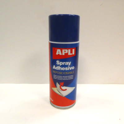 Spray colle repositionnable APLI 400 ml