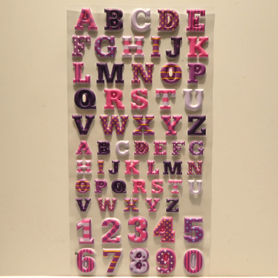 Stickers alphabet ARTEMIO
