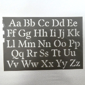 Pochoirs alphabet ARTEMIO