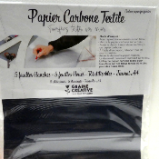 Feuilles Carbones Textile GRAINE CREATIVE