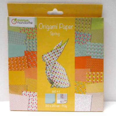Papiers origami été AVENUE MANDARINE x 60