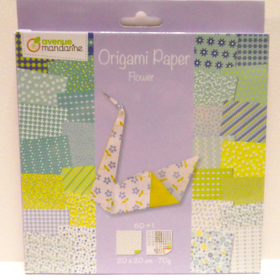 Papiers Origami Flower AVENUE MANDARINE