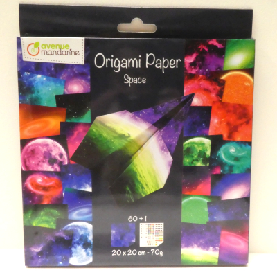 Papiers Origami Espace x 60 AVENUE MANDARINE