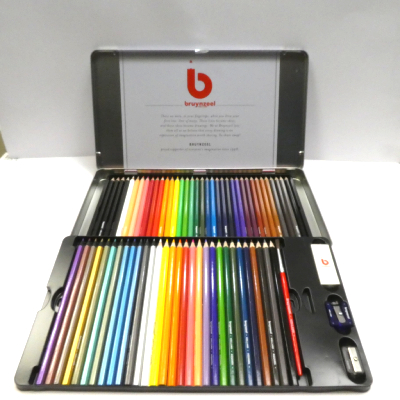 Malette crayons couleurs graphite BRUYNZEEL