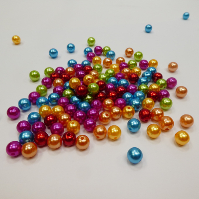 Perles Nacrées Colorées 8 mm