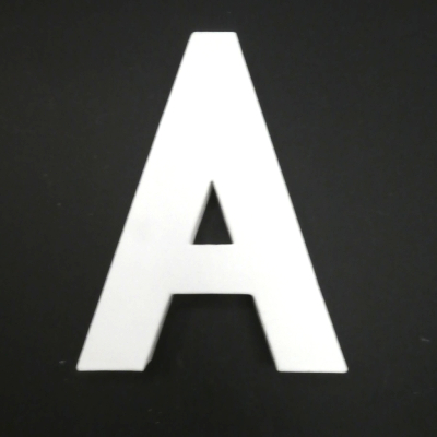 Grandes lettres blanches DECOPATCH 20,5 cm