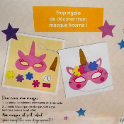 Kit Je Crée Mon Masque Licorne