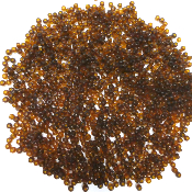 Perles de rocailles marrons 2 mm