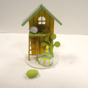 Maison Miniature à Monter avec Poule RAYHER
