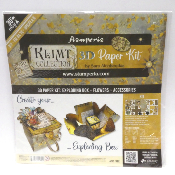 Kit Papier scrapbooking Boîte à Explosion "Klimt" STAMPERIA
