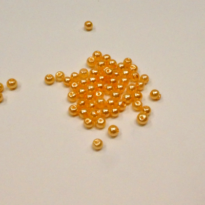 Perles en Verre Laquées Or 3mm 10gr INNSPIRO