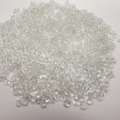 Perles de rocailles transparentes 2 mm