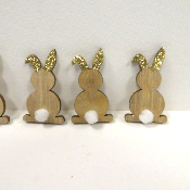 Lapins en bois RAYHER divers modèles