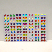 Stickers Géométriques Colorés 
