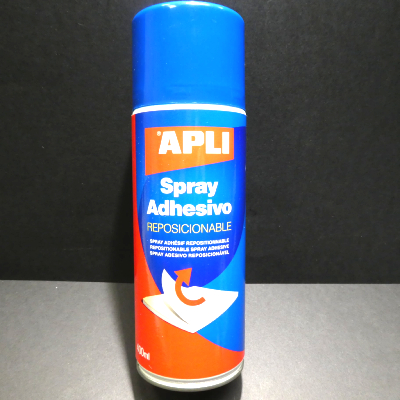 Spray adhésif repositionnable APLI 400 ml