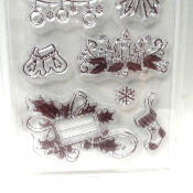 Tampons de Noël transparents INNSPIRO x 9