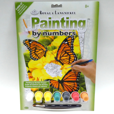 Peinture Numéro papillons ROYAL & LANGNICKEL
