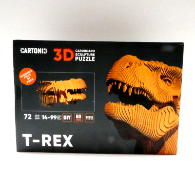 Puzzle Sculpture en Carton 3D T Rex CARTONIC