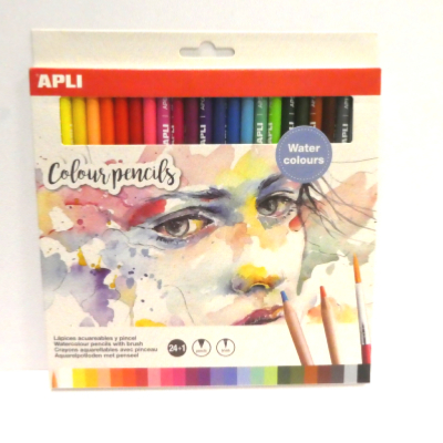 Crayons Aquarellables x 24 APLI